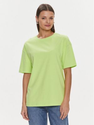 Voľné priliehavé tričko Fracomina zelená