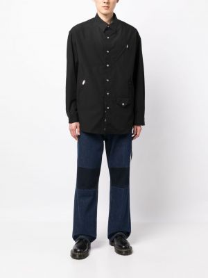 Koszula bawełniana Mastermind Japan czarna