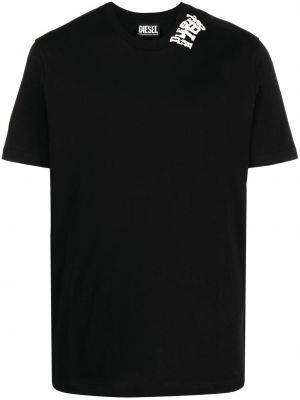 T-shirt Diesel svart