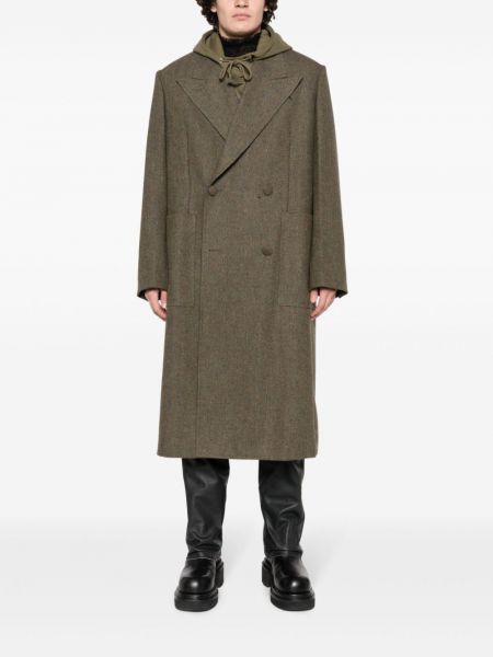 Vlněný kabát se vzorem rybí kosti Givenchy