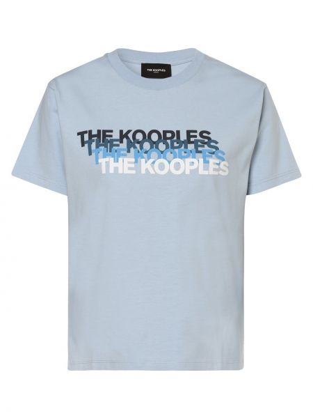 T-shirt The Kooples, niebieski
