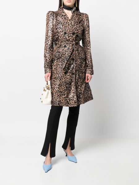Trenchcoat mit print John Galliano Pre-owned