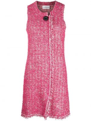 Tweed dress Lanvin rosa