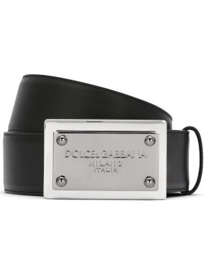 Cintura con fibbia Dolce & Gabbana nero