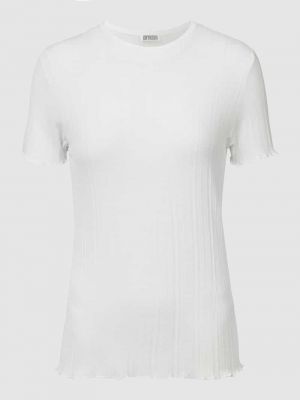 Koszulka w paski Drykorn biała