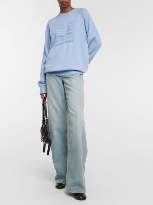 Кашемировый свитер Givenchy синий