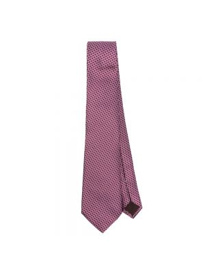 Krawat Canali różowy