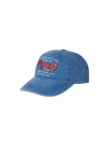 Gorra de algodón Petrol Industries azul