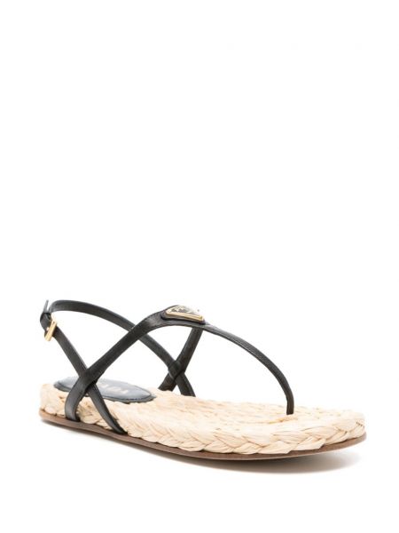 Slingback sandales Prada melns
