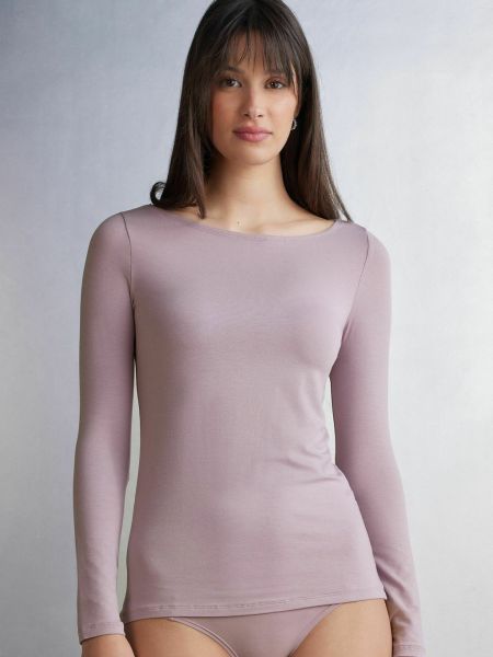 Блузка с длинным рукавом Intimissimi розовая