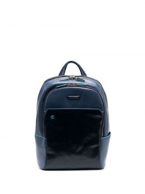 Kožený batoh Piquadro modrá