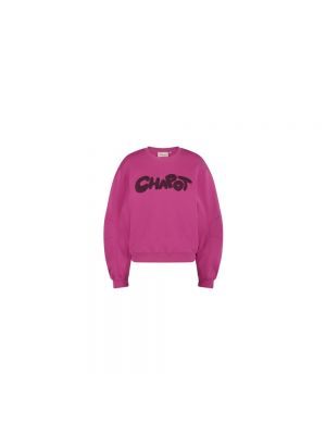 Sweatshirt mit ballonärmeln Fabienne Chapot pink