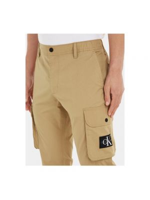 Pantalones cargo skinny Calvin Klein beige
