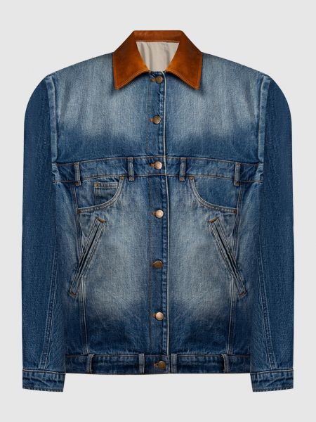 Синяя джинсовая куртка Max & Co