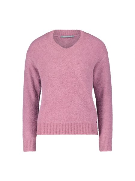 Sweter casual Betty & Co fioletowy