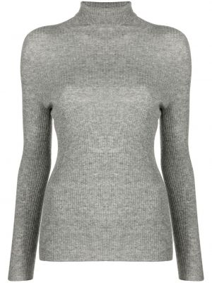 Pull col roulé col roulé Fabiana Filippi gris