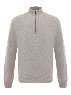 Кашемировый шерстяной свитер Van Laack серый