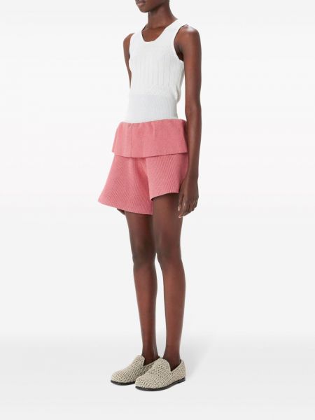 Asymmetrische strick shorts Jw Anderson pink