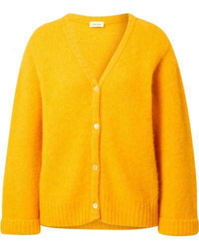 Плетен жилетка American Vintage жълто