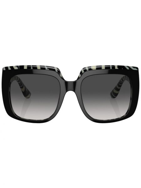 Oversized sončna očala s potiskom Dolce & Gabbana Eyewear črna