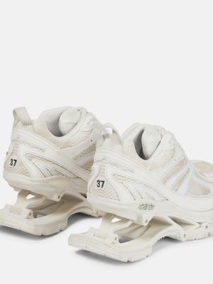 Sneakerși plasă Balenciaga X-Pander alb