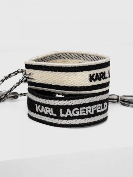 Bransoletka Karl Lagerfeld czarna