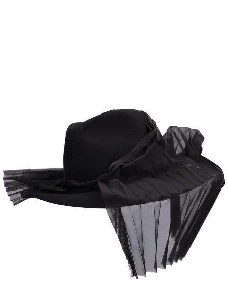 Woll mütze Yohji Yamamoto schwarz