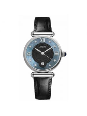Наручные часы Epos Часы швейцарские наручные женские кварцевые на ремне Epos черный
