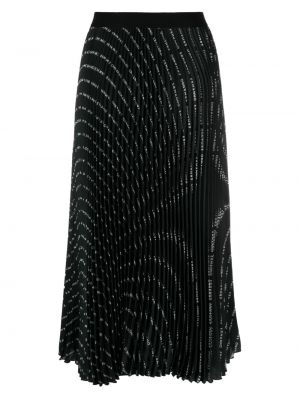 Spódnica midi z nadrukiem plisowana Ermanno Firenze