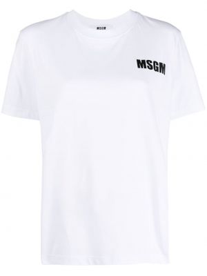 T-shirt Msgm vit