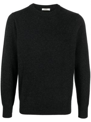 Пуловер с кръгло деколте Sandro сиво