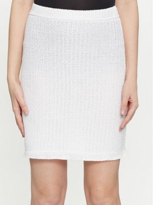 Bílé mini sukně Luisa Spagnoli