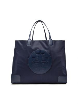 Τσάντα shopper Tory Burch μπλε