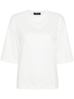 Βαμβακερή μπλούζα Fabiana Filippi λευκό