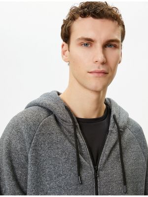 Oversize kapučdžemperis ar kabatām Koton