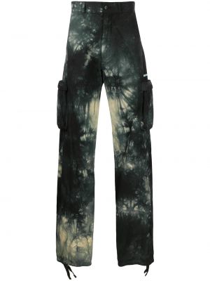 Карго панталони с tie-dye ефект Off-white
