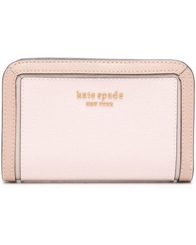 Bőr pénztárca Kate Spade rózsaszín