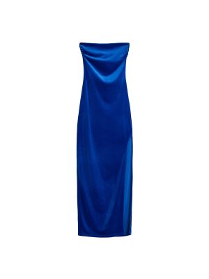 Dlouhé šaty Bershka modrá