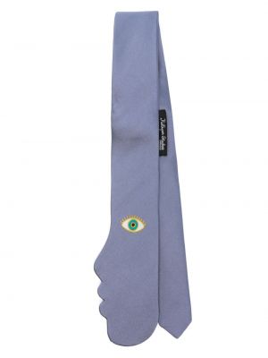 Hodvábna kravata Kidsuper modrá