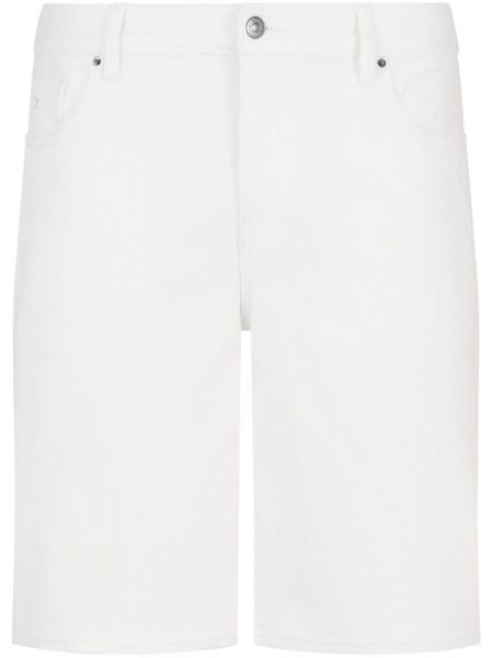 Broderet bermudashorts Armani Exchange hvid