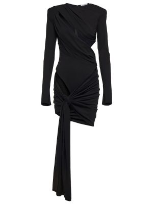 Mini šaty The Attico - černá