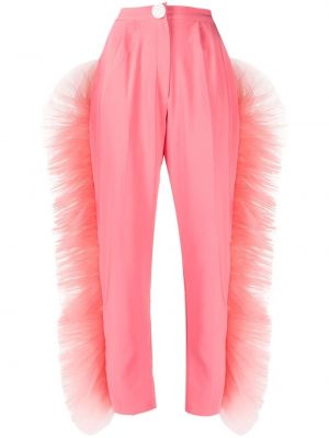 Pantalones con volantes de tul Loulou rosa