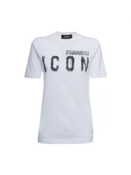T-shirt Dsquared2, biały