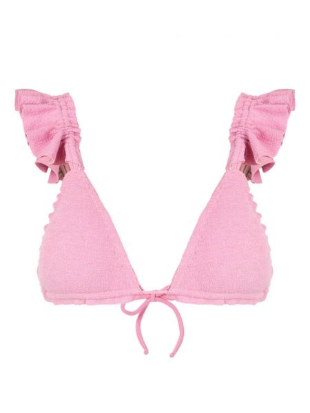 Bikini cu volane Clube Bossa roz