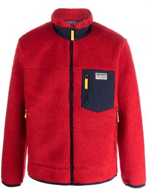 Fleece széldzseki Polo Ralph Lauren piros