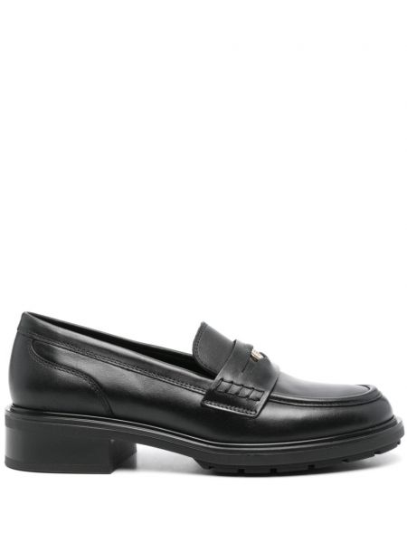 Læder loafers Tommy Hilfiger sort