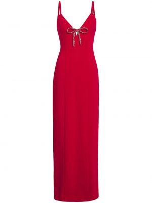 Šilkinis vakarinė suknelė su lankeliu Cinq A Sept raudona