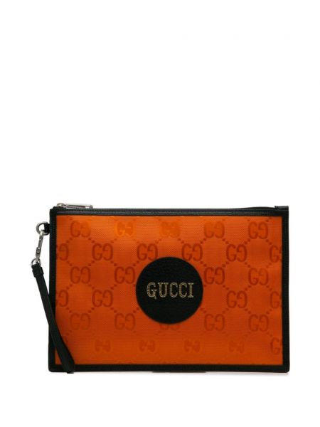 Nylónová listová kabelka Gucci Pre-owned čierna