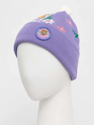 Вовняна шапка Femi Stories фіолетова