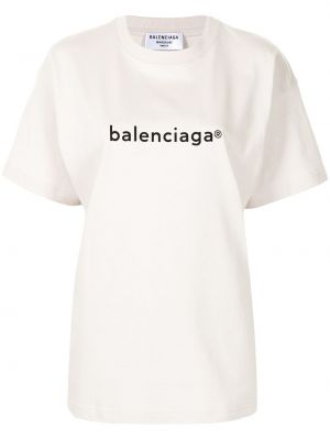 Camiseta con estampado Balenciaga